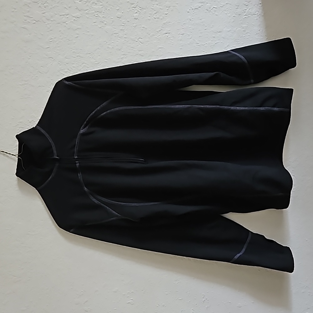 Warm wool sports/outdoor shirt black